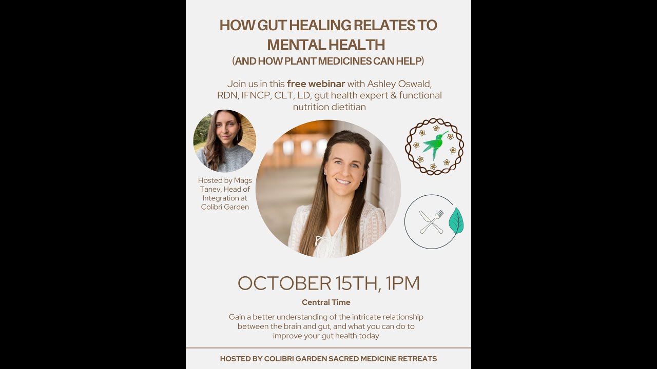Free Webinar - How Gut Healing Relates to Mental Health with Ashley Oswald