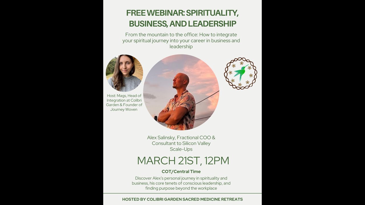 Webinar: How to Integrate Your Spiritual Path into Your Career in Business